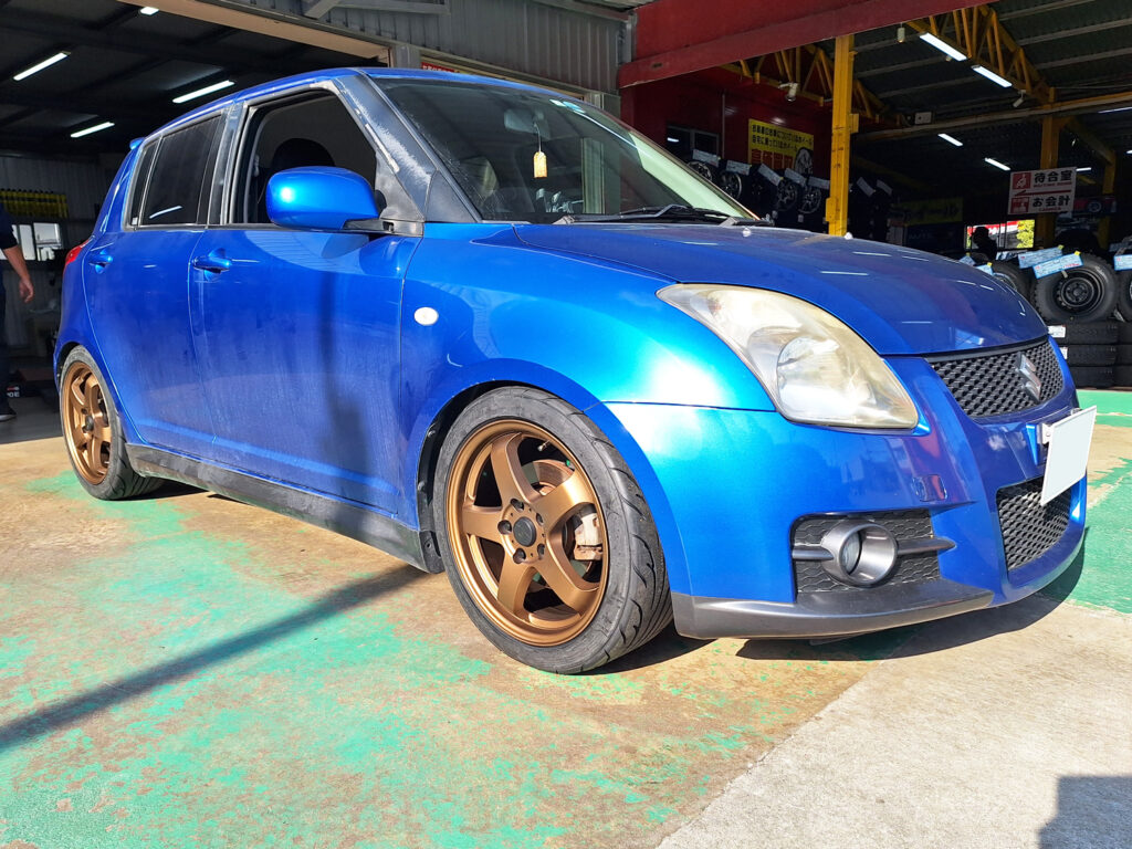 スズキ スイフト FINALIST FT-S5 17×7.5J NANKANG NS-2R 205