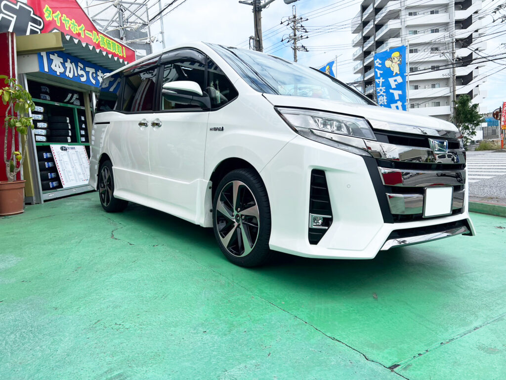 トヨタ ノア80系 MODELLISTA Wing Dancer VII 18x7J RADAR 215/45R18