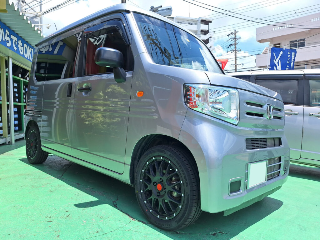 タイヤ・ホイール VAN ホンダ N-VAN MUD VANCE08 15×4.5J MINERVA 165/55R15｜ホイール