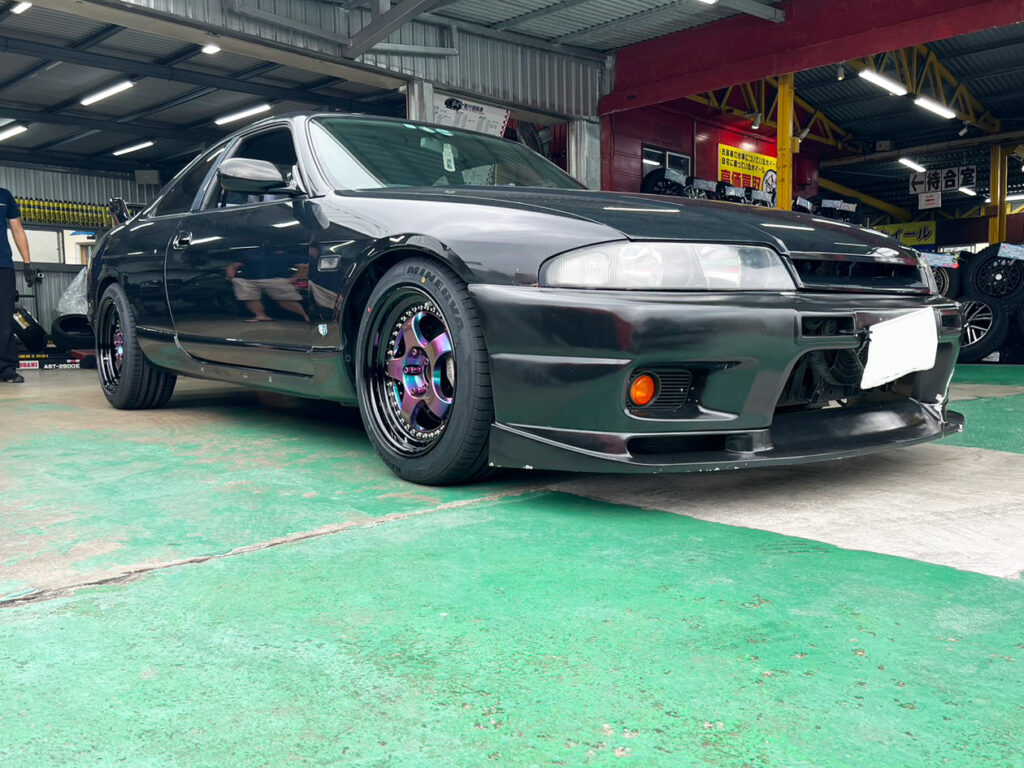 日産 R33 スカイライン GTS-T ホイール MEISTER S1 17×9J MINERVA 245 