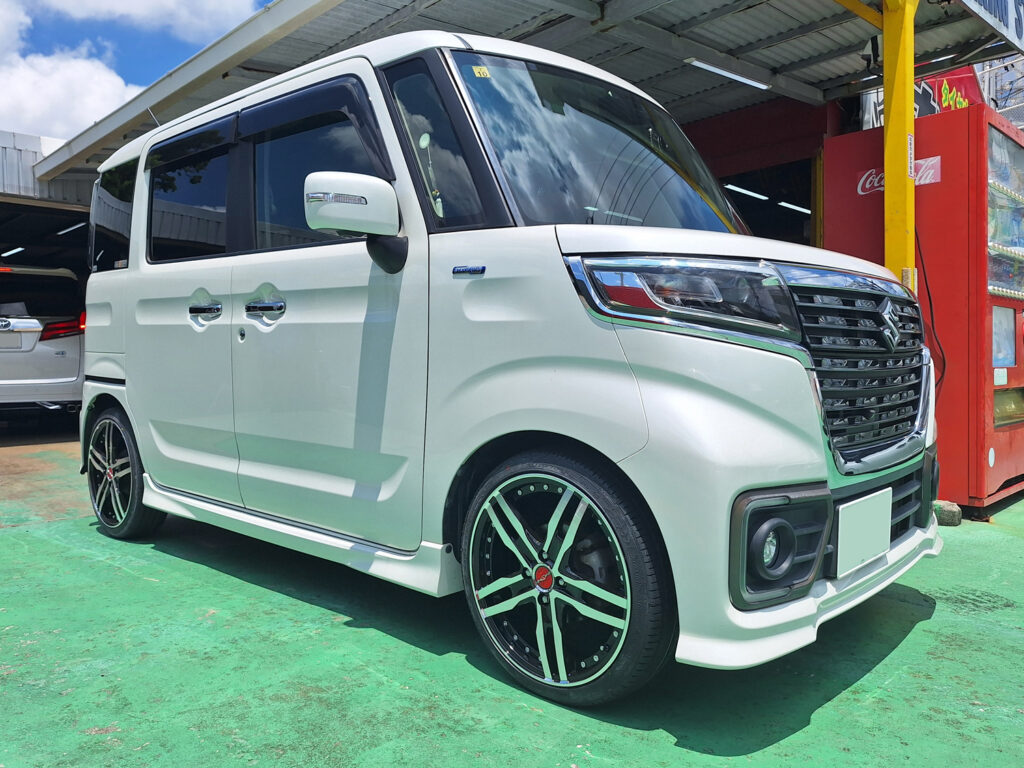 スズキ スペーシア SHALLEN XF-55 17×5.5J NANKANG 165/45R17