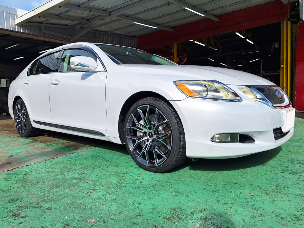レクサス GS GALERNA FINURA 19×8.5J MAXTREK 245/35R19｜ホイール
