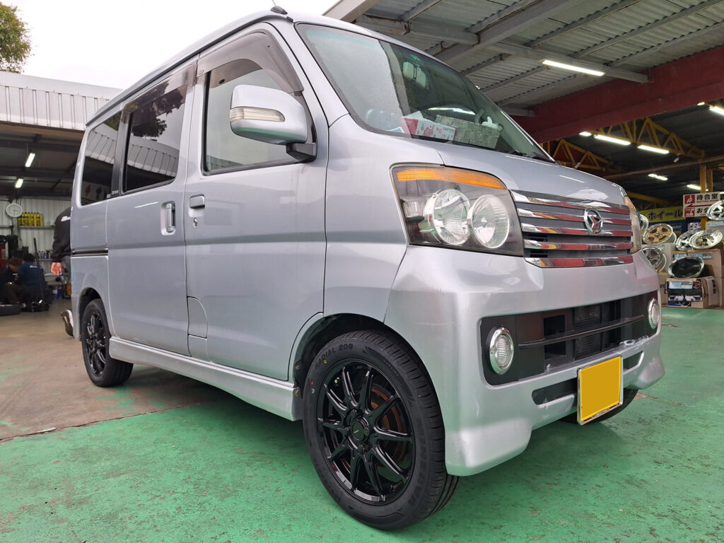 ダイハツ アトレーワゴン G・SPEED G-05 15×4.5J MINERVA 155/55R15