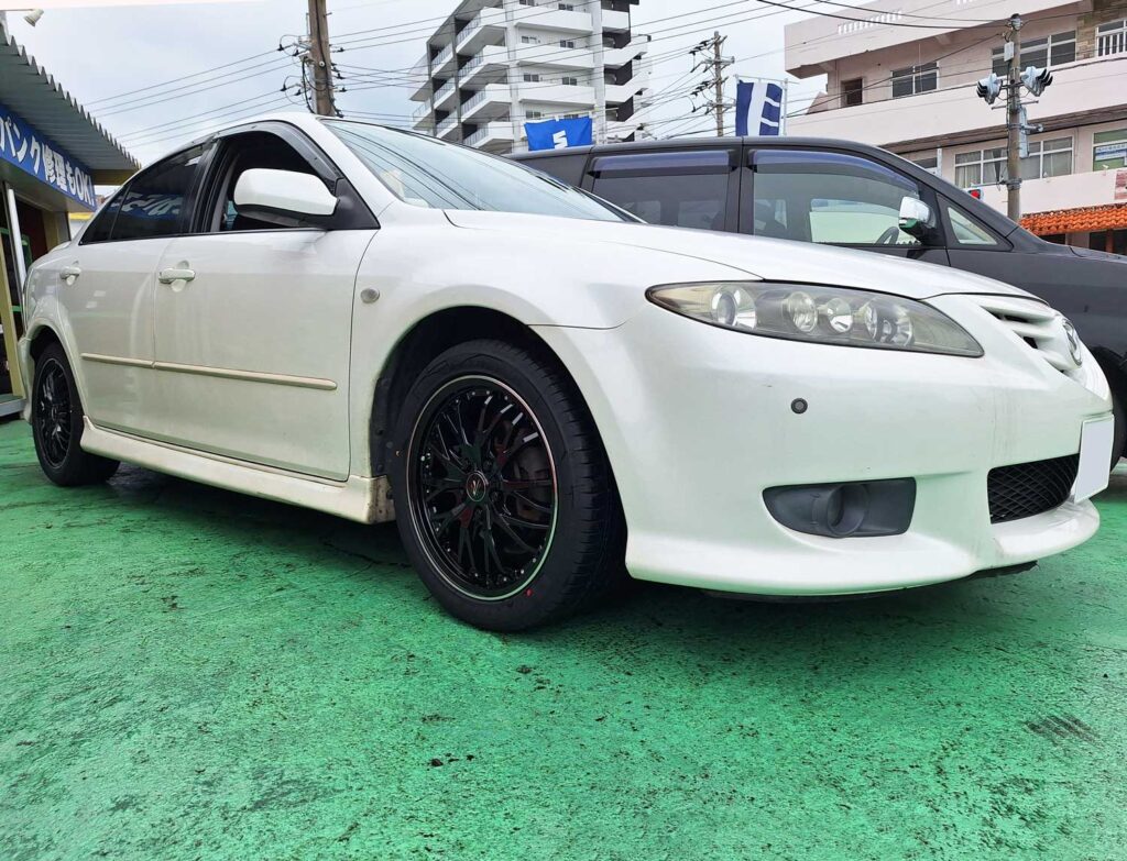 マツダ アテンザ Precious HM-3 17×6.5J MAXTREK 215/45R17｜ホイール