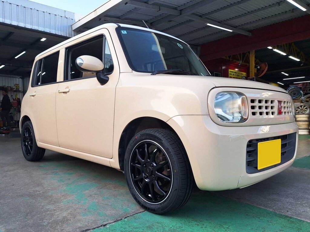スズキ　j-lime アクスル　ワゴンR　ラパン ワゴンRの車検戻し戻し・社外アクスル・J-LINE・ベビーキャッツ