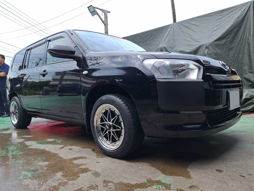 HLK ホイール　15インチ PCD100 185/55R15 プロボックス トヨタ プロボックス EQUIP 03 15×7J RADAR 195/55R15｜ホイール