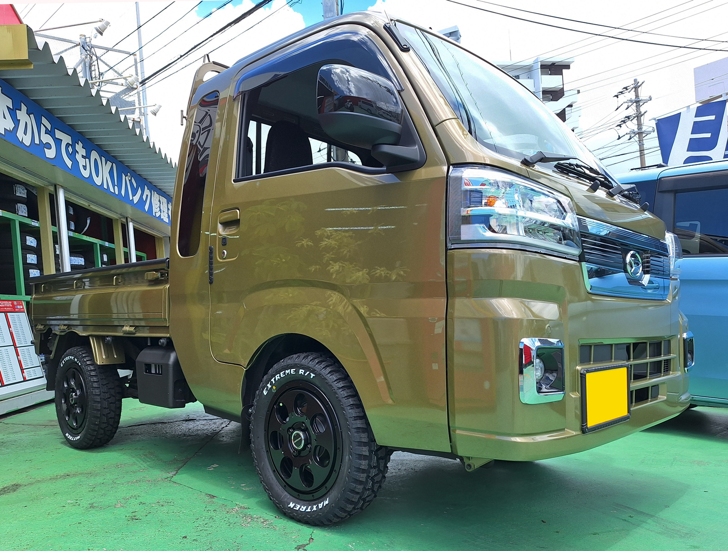ダイハツ ハイゼットジャンボ　MUD AGENT 14×4.5J　MAXTREK EXTREME R/T 165/65R14