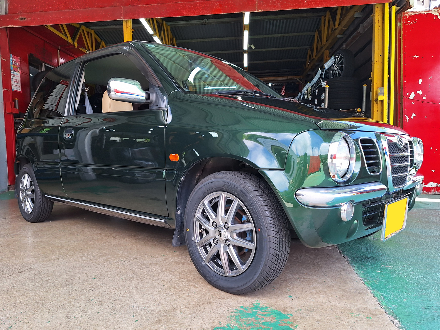 スズキ セルボ　SEIN SS 13×4J　ZEETEX 155/65R13