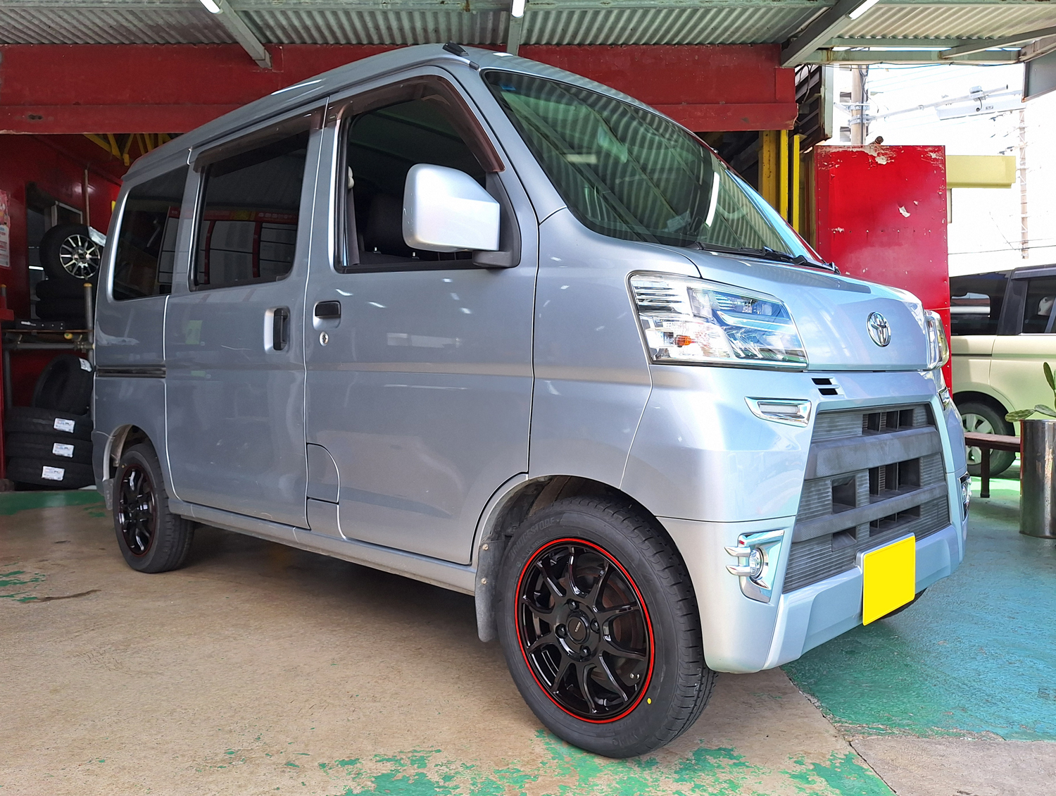トヨタ ピクシスVAN　G.SPEED P-06 14×4.5J　BRIDGESTORN 155/65R14