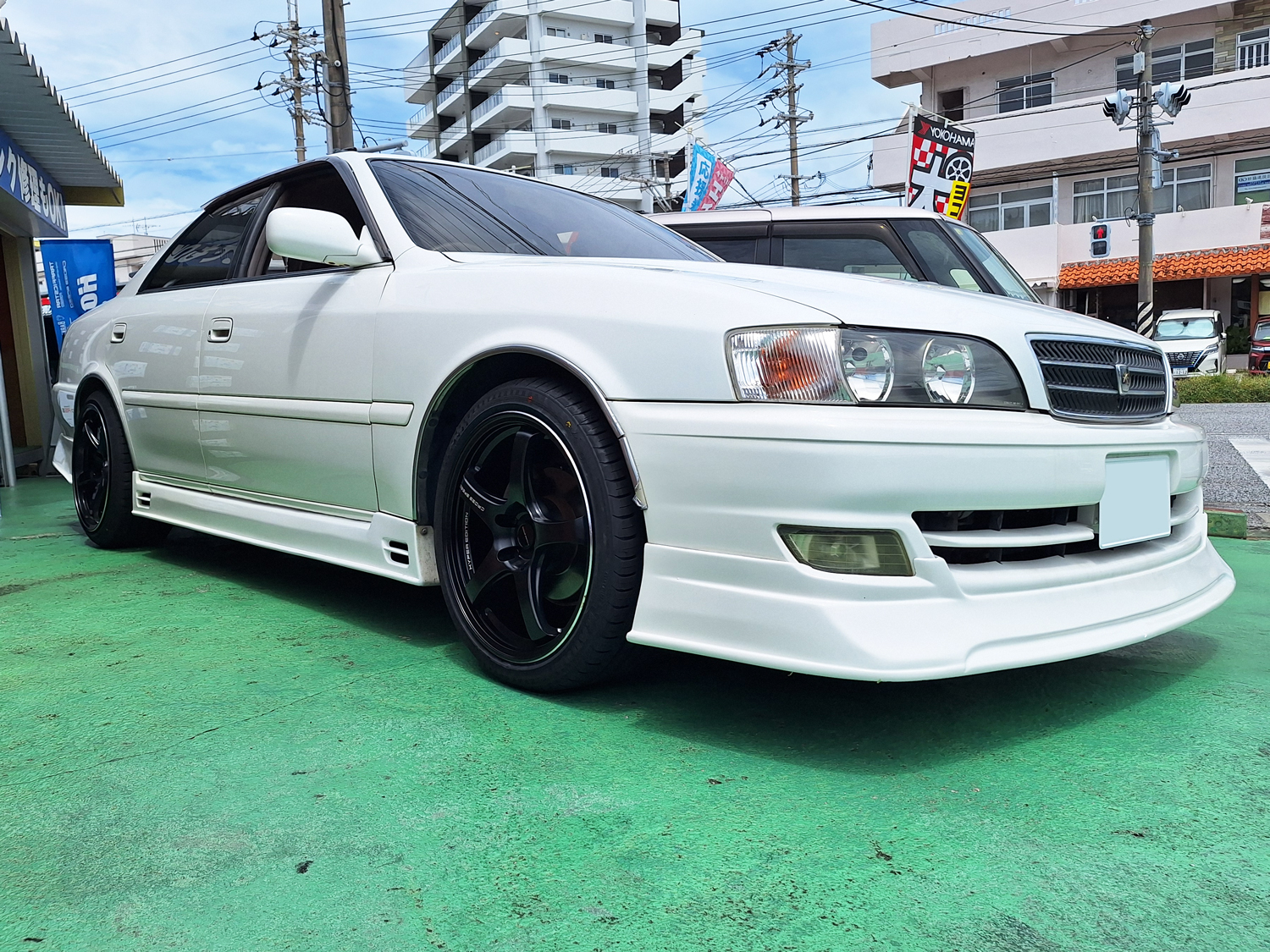 トヨタ チェイサー　CROSS SPEED CR5 18×8.5J/9.5J　RADAR 225/40R18