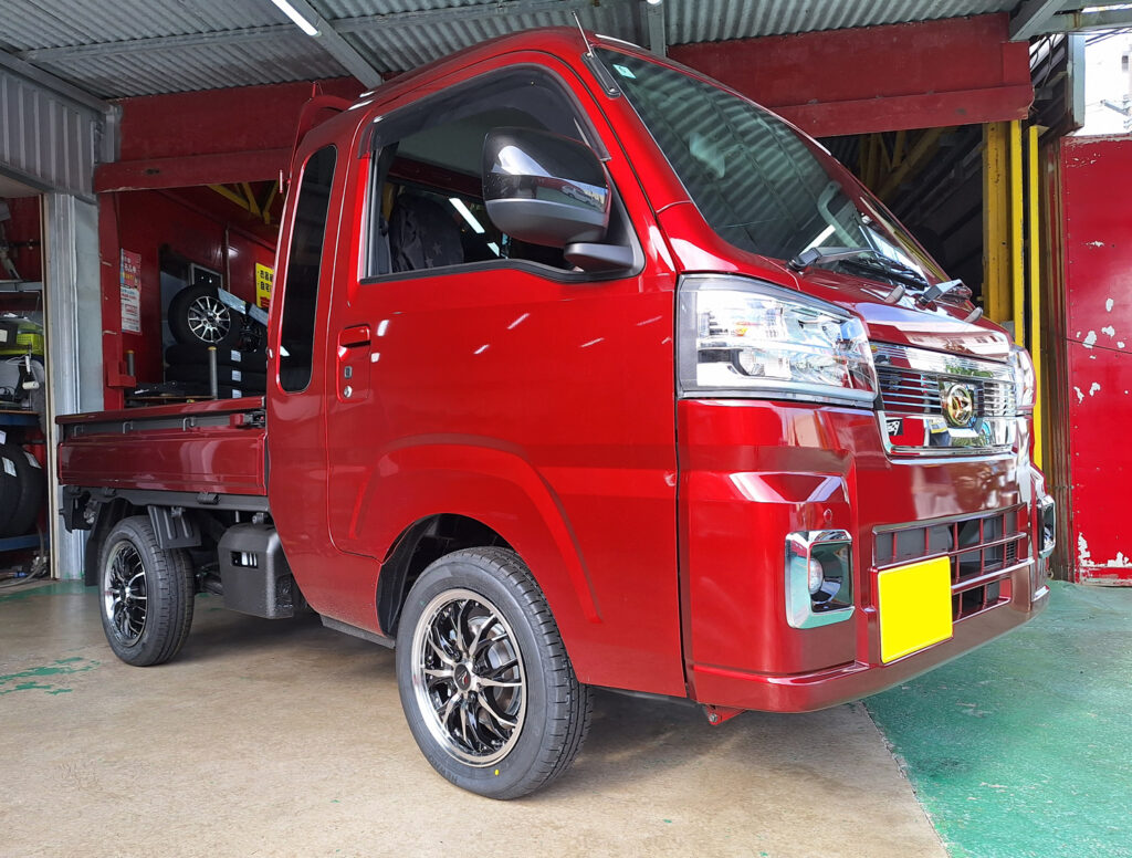 ダイハツ ハイゼットジャンボ Precious HM-3 14×4.5J BRIDGESTORN 155