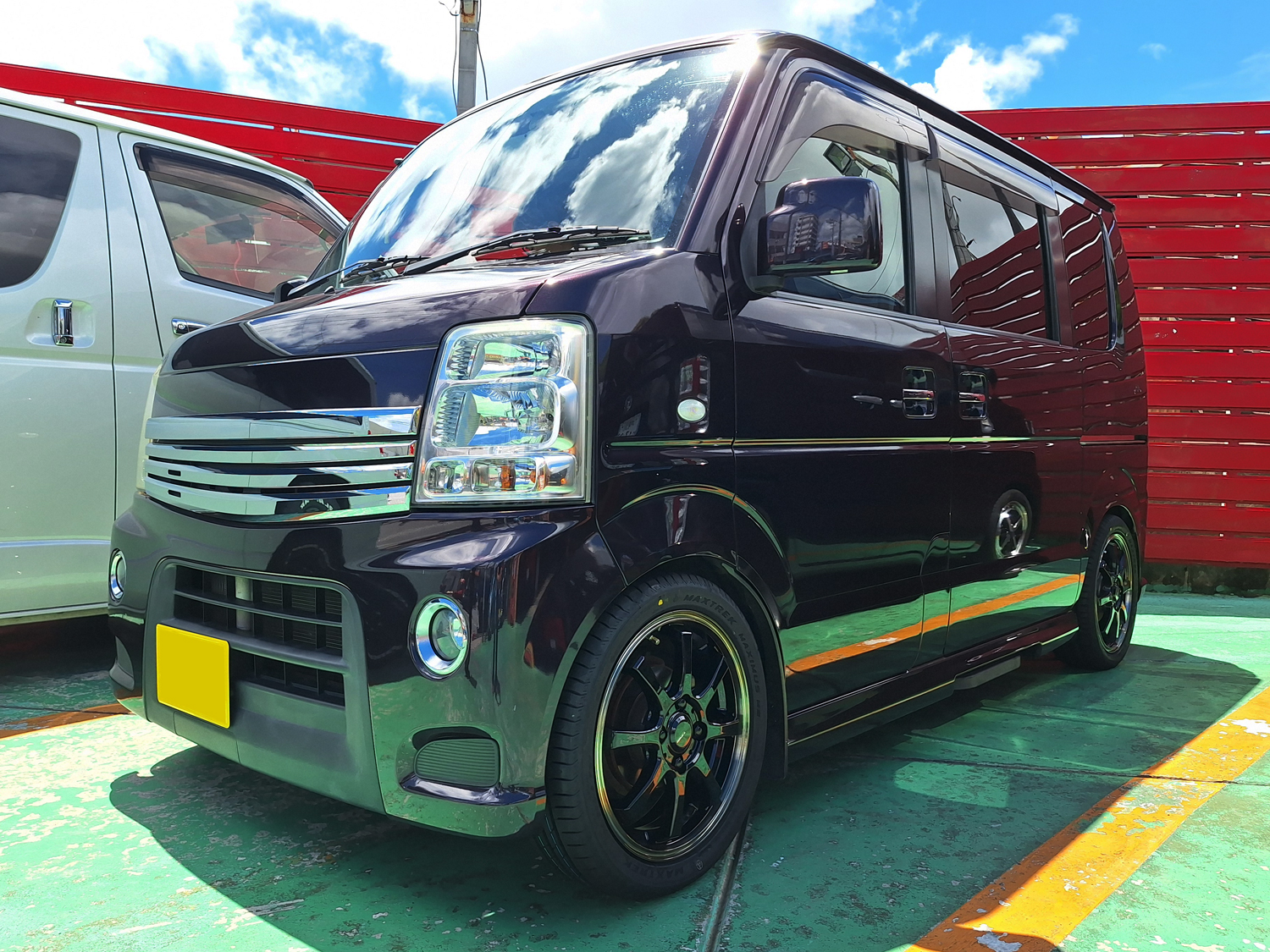 スズキ エブリイ　G.SPEED P-08 15×4.5J　MINERVA 165/55R15