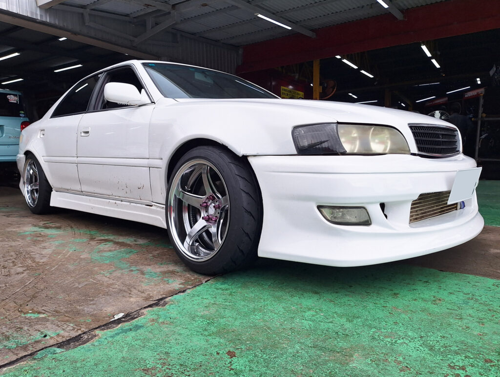 トヨタ JZX100 チェイサー EMOTION T5R 2P 18×9.5J SHIBATIRE 235