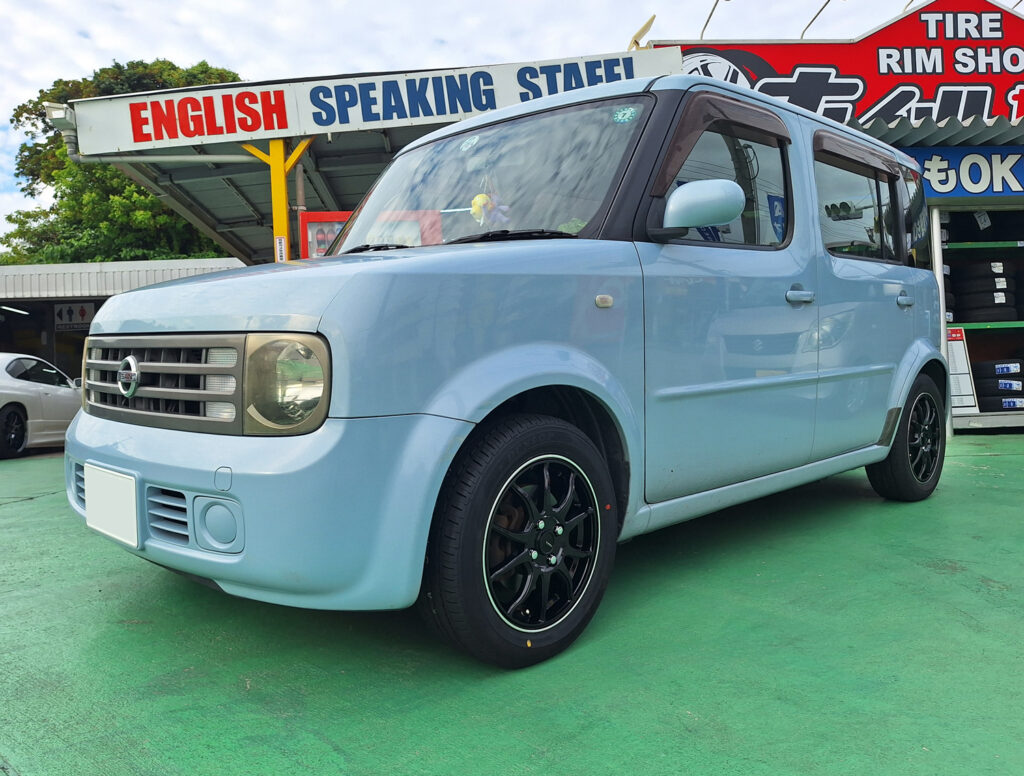 日産 キューブ キュービック G-SPEED P-06 15×5.5J DUNLOP 185/60R15