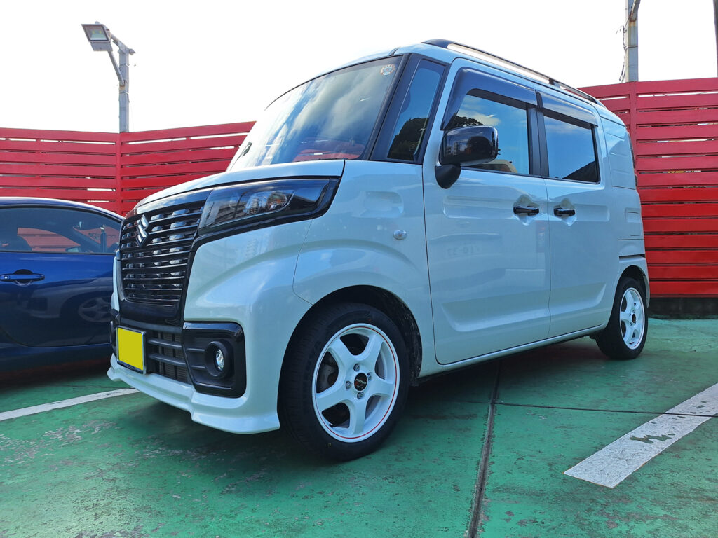 スズキ スペーシアベース RMP RACING R50 15×5J MINERVA 165/55R15