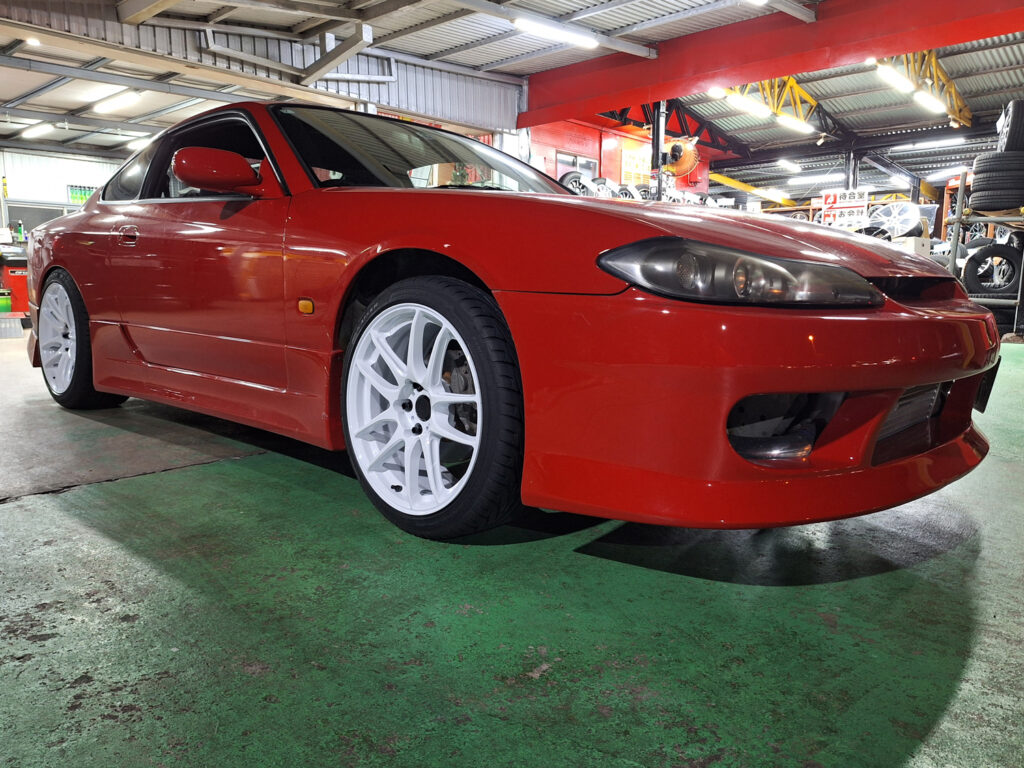 日産 S15 シルビア EMOTION CR 至極 18×8.5J/9.5J KENDA 225/40R18 245