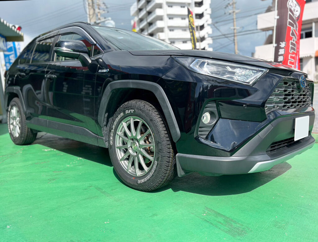 トヨタ RAV4 RAVRION LUMIERE 17×7J YOKOHAMA GEOLANDAR A/T 225/65R17 