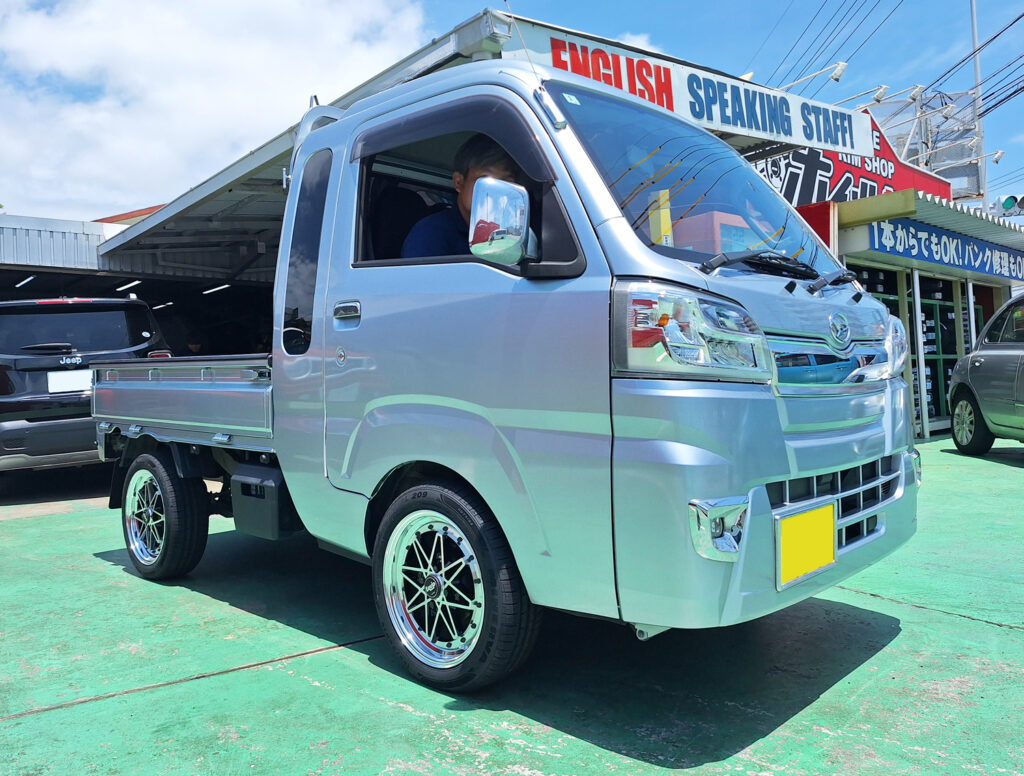 ダイハツ ハイゼットジャンボ EQUIP 03 15×5.5J MINERVA 165/55R15
