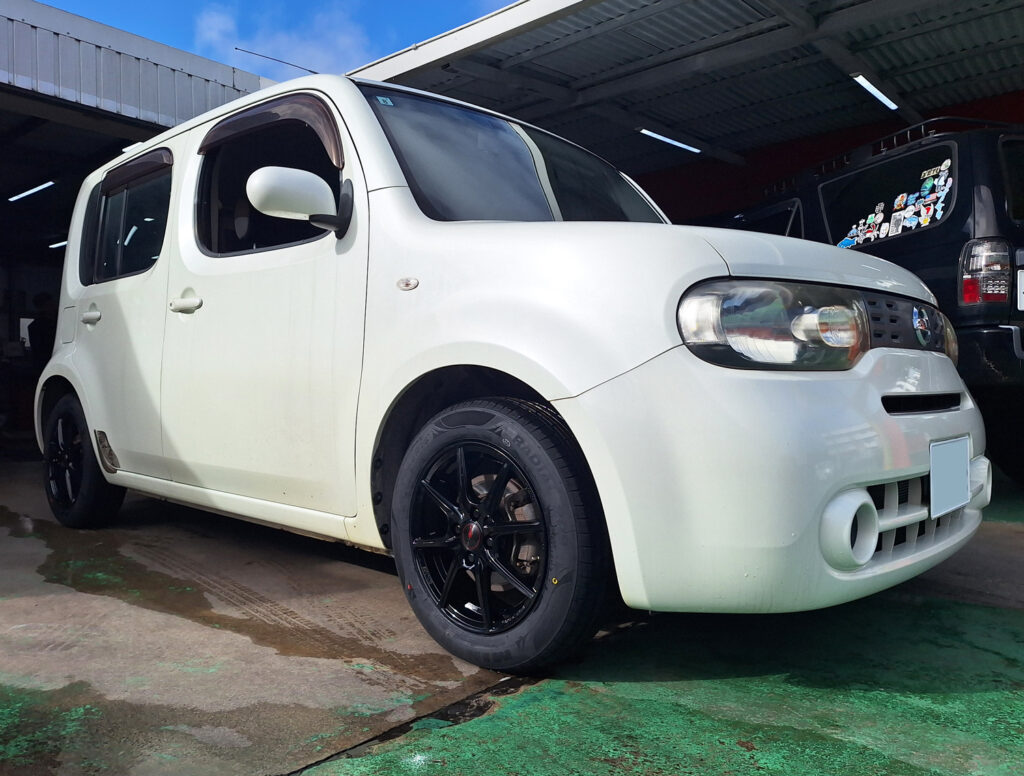 日産 キューブ KYOHO ZEIN EK 15×5.5J MINERVA 175/65R15｜ホイール