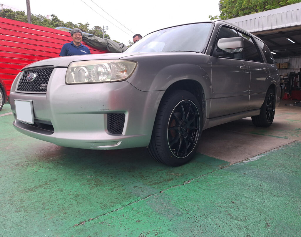 スバル フォレスター G-SPEED P-06 18×7.5J RADAR 225/40R18｜ホイール