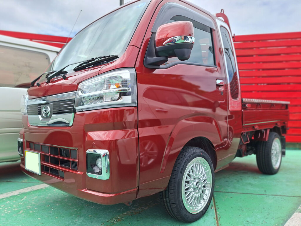 ダイハツ ハイゼットジャンボ STEINER FTX 15×5.5J MINERVA 165